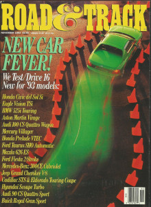 ROAD & TRACK 1992 NOV - VTEC, SHO, YAMAHA OX99-11